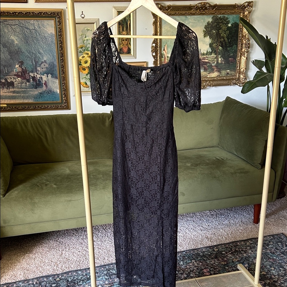 NWT H&M Black Lace Dress